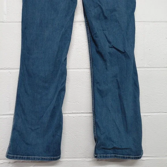 Ariat Rebar Perfect Rise Boot Jeans Womens Size 20WR Malibu Blue Riveter - Picture 6 of 16